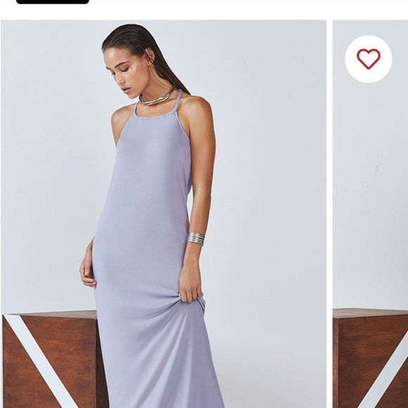 Fabletics dress black neema maxi hustle bustle jersey size small 4-6 - Picture 2 of 6